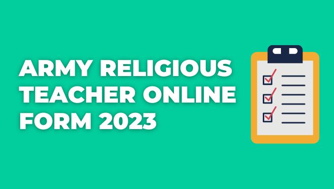 Army Religious Teacher Online Form 2023 Min