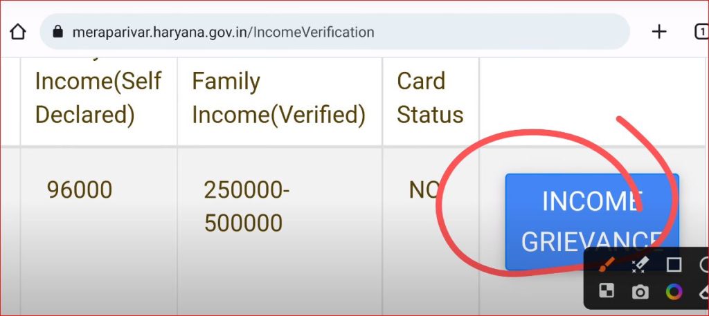 Family Id Income Grievance