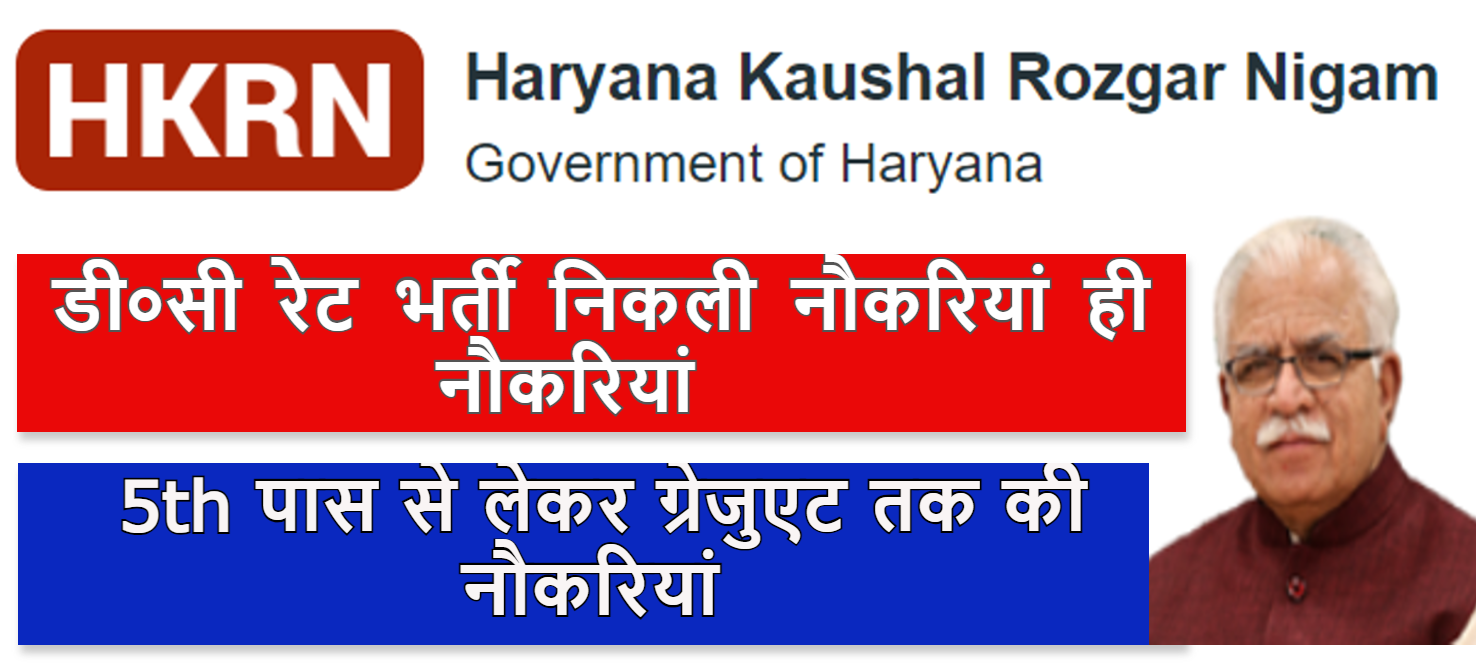 haryana kaushal rojgar nigam jobs apply