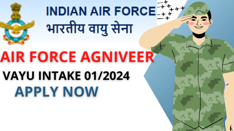 Air force agniveer vayu apply now 2023 mewatjobs.com